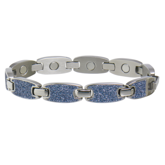 Caribbean Ocean Magnetic Bracelet in Silver